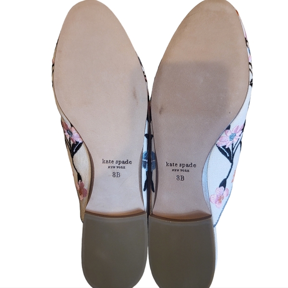 Kate Spade New York Devi Mule Floral Garden Bone 8 - Picture 10 of 11